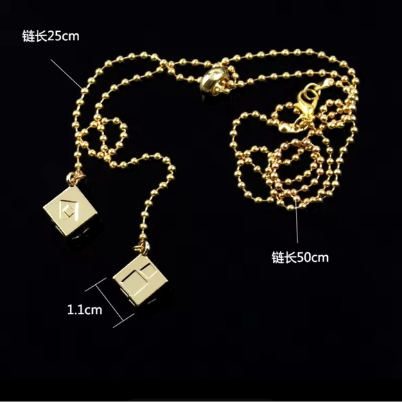 Star Wars 18K Gold Plated 3D Hans Solo Corellian Smugglers Dice Necklace - Picture 5 of 8